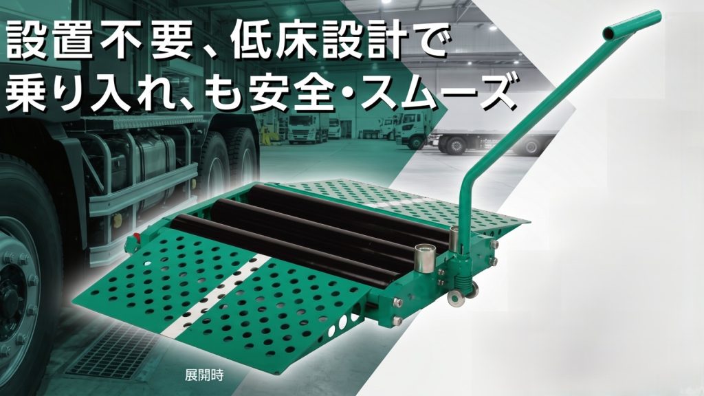 安全自動車　大型車用簡易フリーローラー