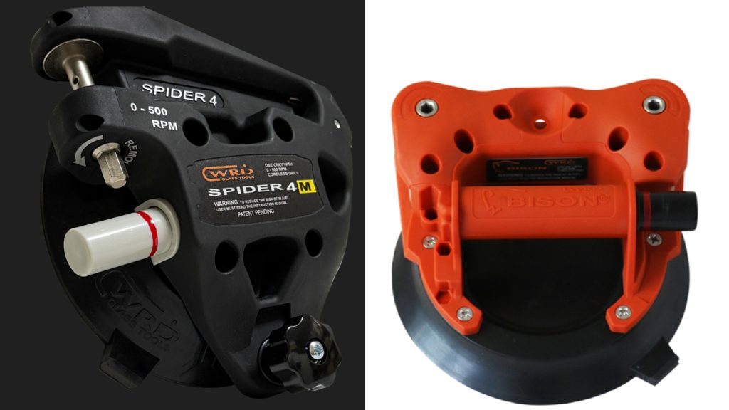 【次世代のガラス交換】1人でもスピーディーかつ安全に。内製化に適したガラス交換脱着システム「SPIDER 4M」＆「BISON」