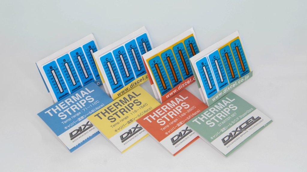 グッズ類／カー用品／他　キャリパー温度シール