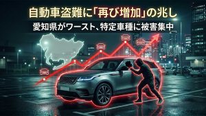 自動車盗難に「再び増加」の兆し　愛知県がワースト、特定車種に被害集中