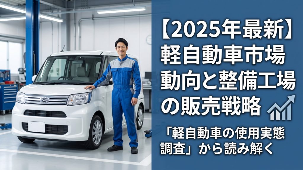 【最新】「軽自動車の使用実態調査」から読み解く軽自動車市場動向と整備工場の販売戦略