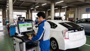 OBD検査実施中