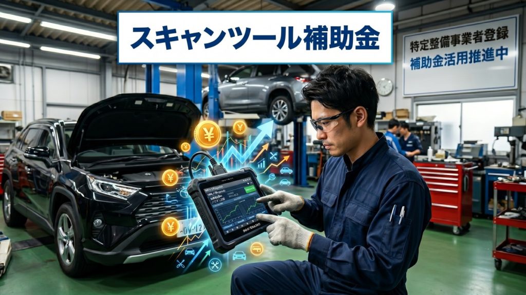 国土交通省が認めたスキャンツール補助金第2弾　初日受け付け終了の衝撃から次はどう動く