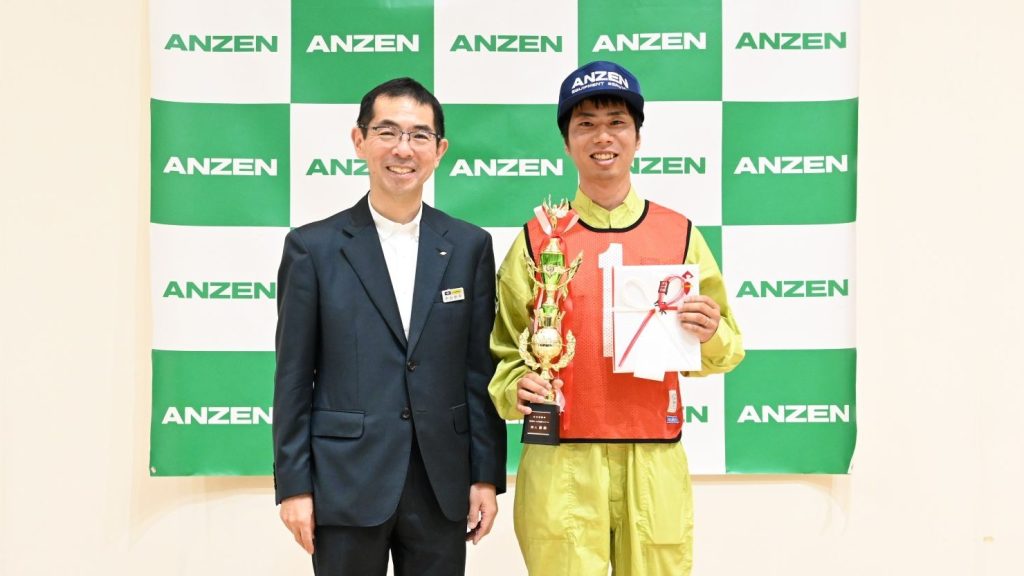 中谷社長と竹嶋選手