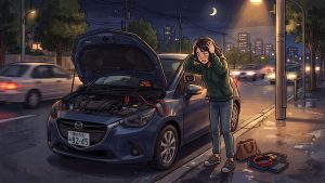 バッテリー上がって困った