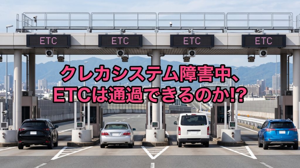 クレジットカードシステム障害発生中。 ETCカードは使えるのか。高速道路のETCゲートが無事に開くのはどうして？