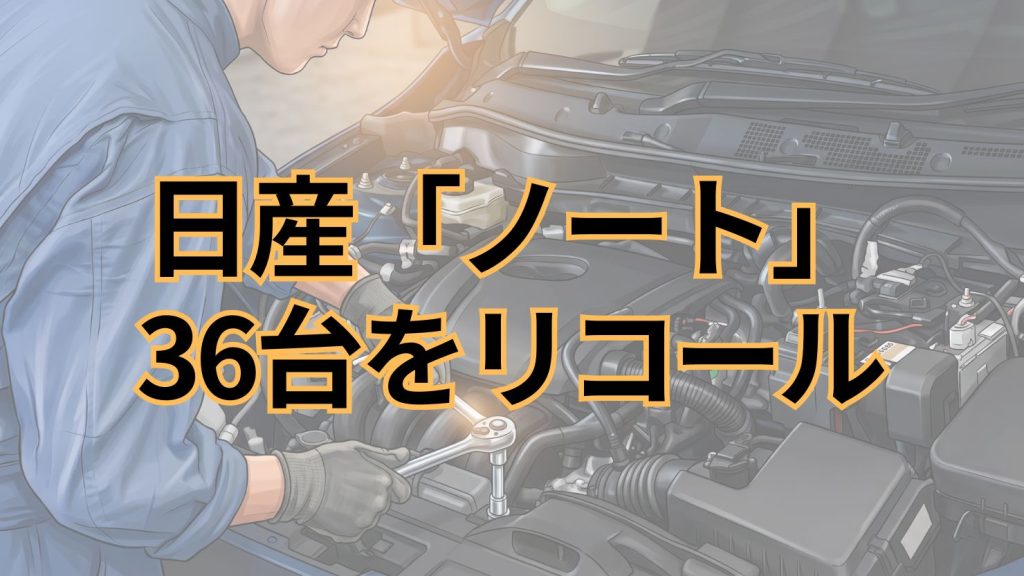 日産、「ノート」計36台をリコール リチウムイオンバッテリーコントローラーに不具合