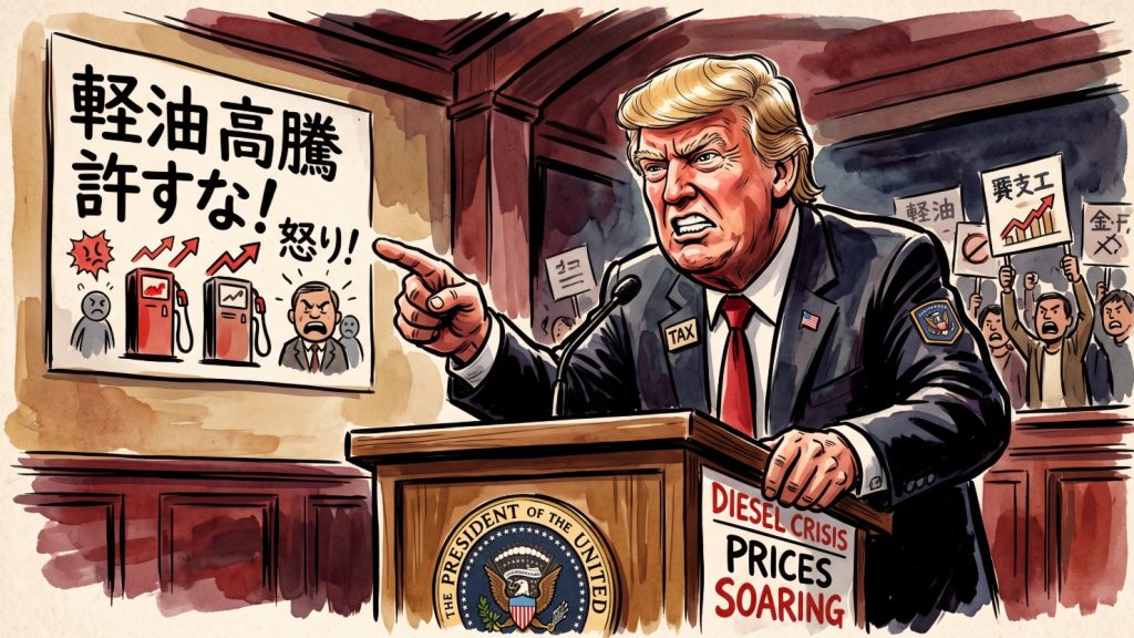 軽油１ガロン６ドル（約９１２円）に高騰、トランプはなぜ原因をウクライナに押し付けるのか