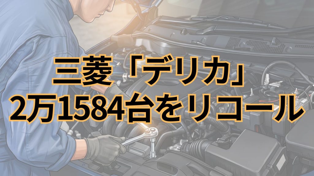 三菱、「デリカ」計2万1584台をリコール コンビネーションメーターの制御プログラムに不具合