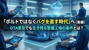 「ボルトではなくバグを直す時代」へ（後編）──OTA普及でも生き残る整備工場の条件とは？