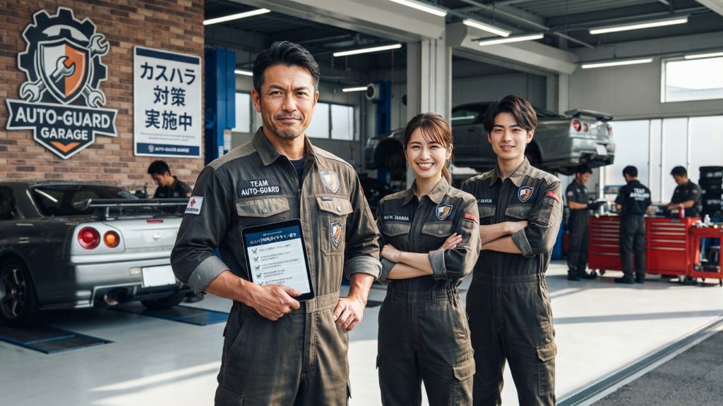 カスタマーハラスメント対策義務化　自動車販売店と整備工場のカスハラ対策を構築する3つのステップ